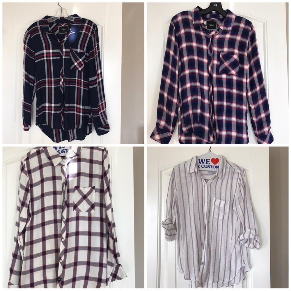 I am selling these 4 Rails Brand button ups